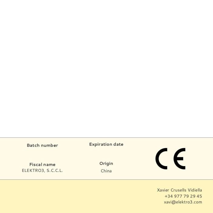 Clavija de goma 10/16a 250v t/tl ip44 4,8mm blanca (envasada) 1