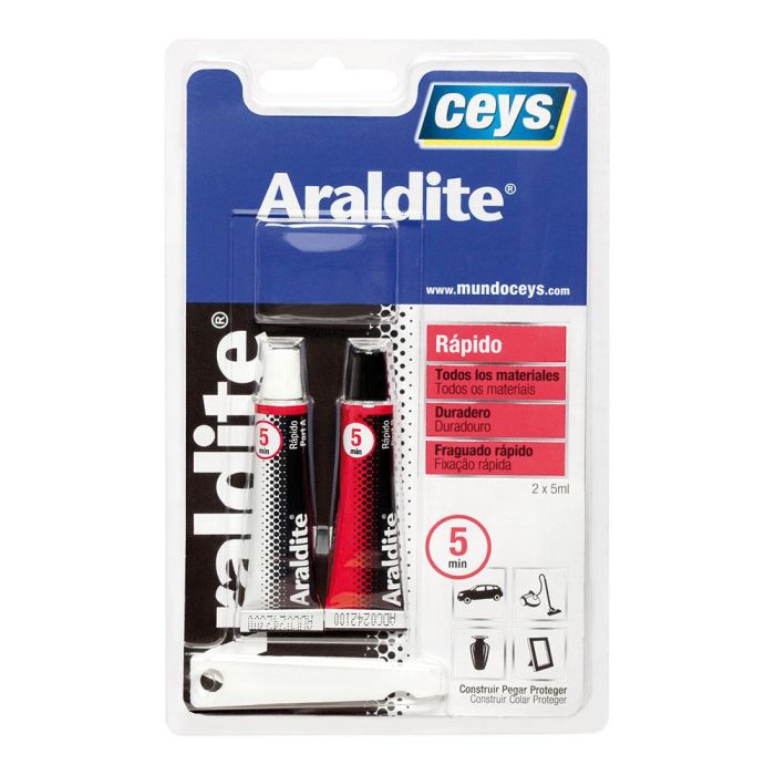 Ceys Araldite rapido pequeño blister 5 + 5 ml Ceys Araldite rapido pequeño blister 5 + 5 ml