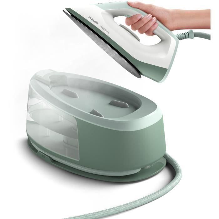 Generador de vapor PHILIPS PSG3010/70 - Compacto y práctico - Depósito de agua de 1,2L - Efecto prensado - Sistema antical inteligente 1 Generador de vapor PHILIPS PSG3010/70 - Compacto y práctico - Depósito de agua de 1,2L - Efecto prensado - Sistema antical inteligente 1