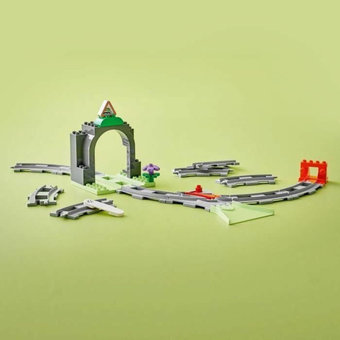 Lego 10425 DUPLO My Town Set de expansión: Vías de tren y túnel - Juguete para niños 3