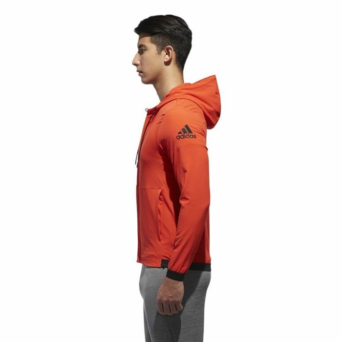 Chaqueta Deportiva para Hombre Adidas Naranja Oscuro S 4