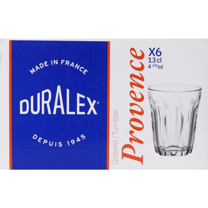 Duralex Set 6 Vasos Transparentes 13 cl Colección Provence (12 Cajas) 2