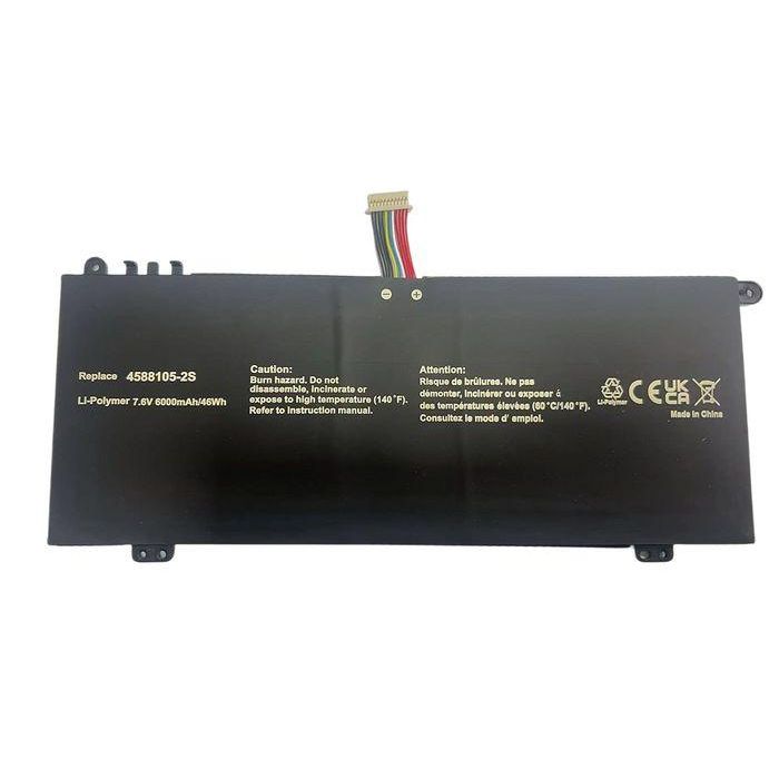 CoreParts Batería de Repuesto para Portátil 46Wh Li-ion 7.6V 6000mAh Negra, Compatible con Toshiba Satellite Pro y Medion Akoya