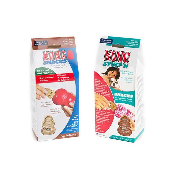 Kong Stuff'n Galletas Higado Large para Perros, Snacks Naturales Sin Trigo Maíz Ni Soja, Delicioso Sabor a Hígado 2