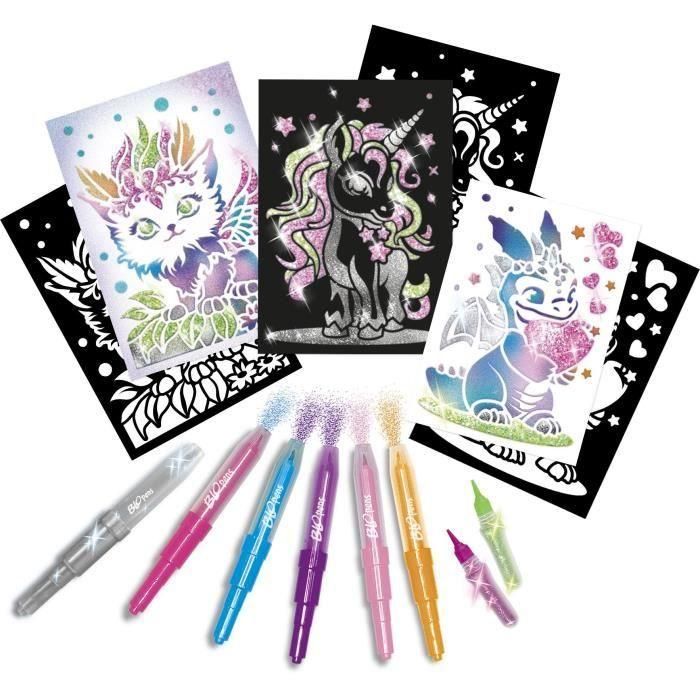 Lansay LAN3181860243206 Blopens Criaturas Brillantes con 6 Plantillas para Niños a partir de 6 Años Lansay LAN3181860243206 Blopens Criaturas Brillantes con 6 Plantillas para Niños a partir de 6 Años