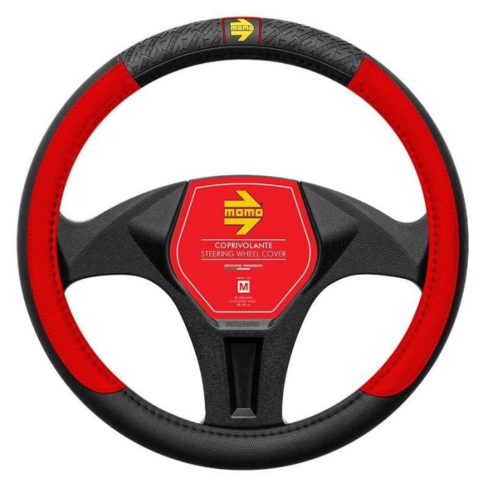 Funda Volante Momo V.I.P. Black-Red M 38-39 cm MOMLSWC0VIPBR Funda Volante Momo V.I.P. Black-Red M 38-39 cm MOMLSWC0VIPBR