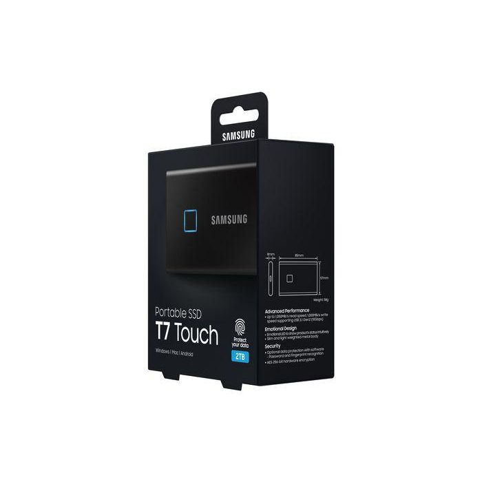Samsung Portable SSD T7 Touch USB 3.2, NVMe, 2TB 16 Samsung Portable SSD T7 Touch USB 3.2, NVMe, 2TB 16