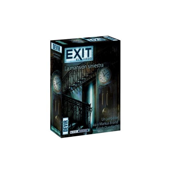 Devir Juego de Mesa Exit 11 La Mansión Siniestra - Juego de Escape Room para 1-4 Jugadores, 90 Minutos, Edad 10+ 0 Devir Juego de Mesa Exit 11 La Mansión Siniestra - Juego de Escape Room para 1-4 Jugadores, 90 Minutos, Edad 10+ 0