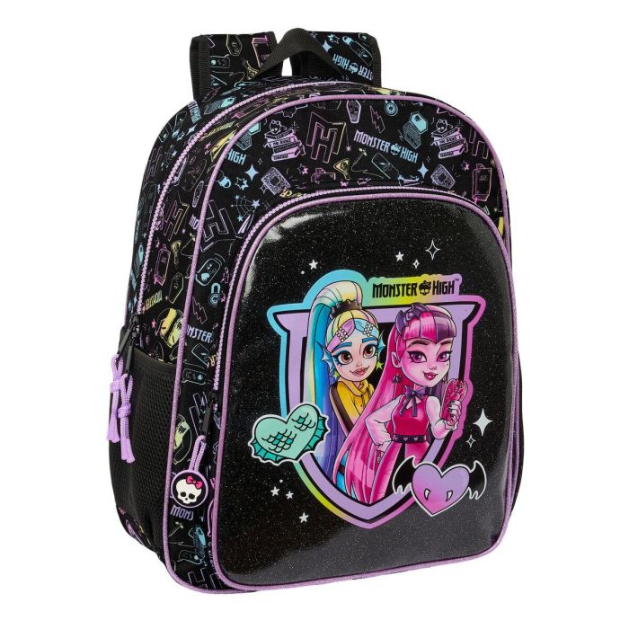 Mochila Escolar Monster High Negro 33 x 42 x 14 cm 0 Mochila Escolar Monster High Negro 33 x 42 x 14 cm 0