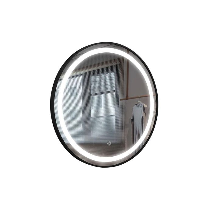 Espejo Moderno DKD Home Decor Negro 2 x 80 x 80 cm 5 Espejo Moderno DKD Home Decor Negro 2 x 80 x 80 cm 5