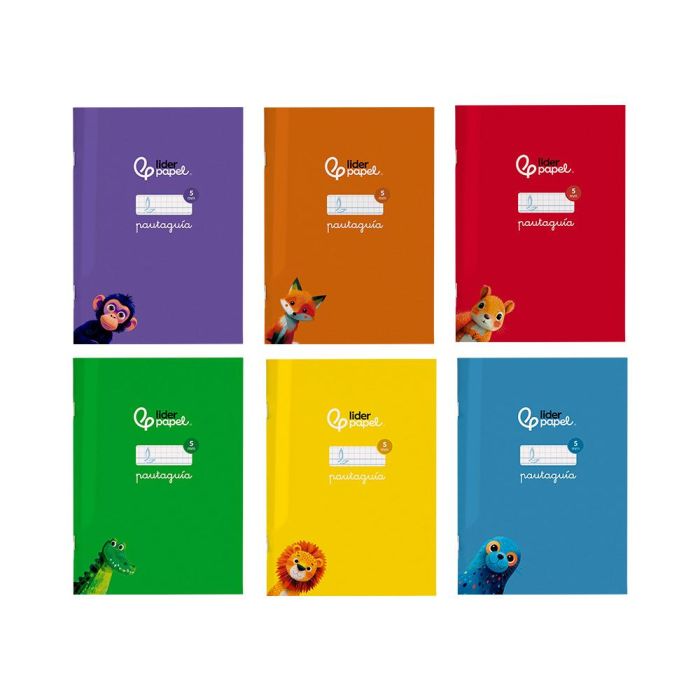 Libreta Liderpapel Pautaguia Tapa Cartoncillo 32H Din A5+ 75 gr Cuadriculado Pautado 5 mm Con Margen 6 Colores Surtidos 1 Libreta Liderpapel Pautaguia Tapa Cartoncillo 32H Din A5+ 75 gr Cuadriculado Pautado 5 mm Con Margen 6 Colores Surtidos 1