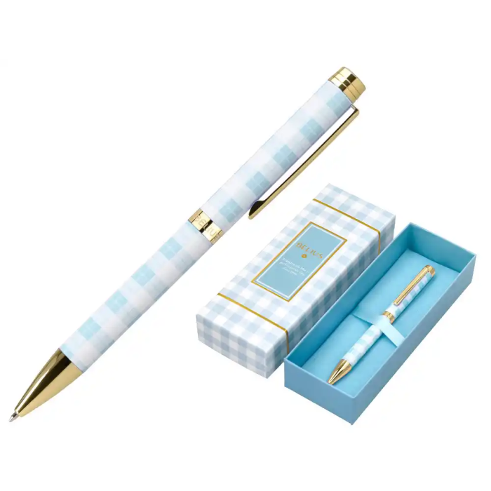 Belius Bolígrafo Perfect Picnic Day Aluminio Celeste Dorado Tinta Azul Caja Diseño 0 Belius Bolígrafo Perfect Picnic Day Aluminio Celeste Dorado Tinta Azul Caja Diseño 0