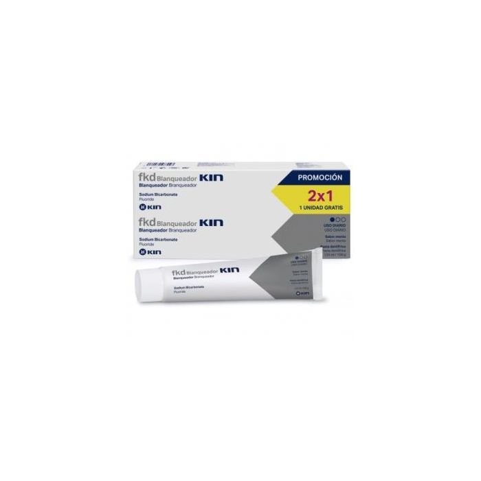 Fluor Kin Pasta Dental Blanqueador 125Ml 2Ud. Fluor Kin Pasta Dental Blanqueador 125Ml 2Ud.