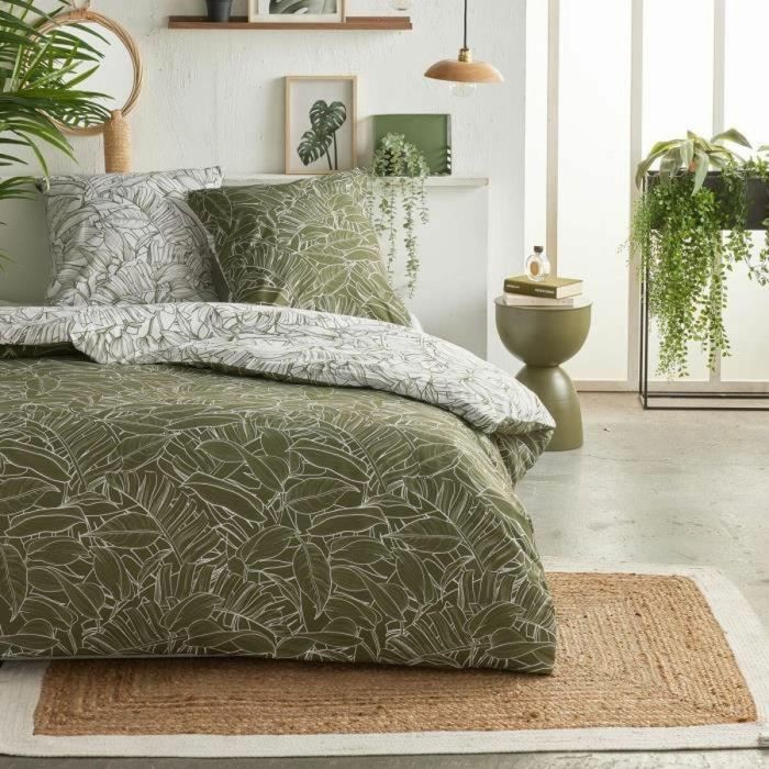 Today TOD3574641288945 Juego de cama Estampado jungla 2 personas 220 x 240 cm Verde