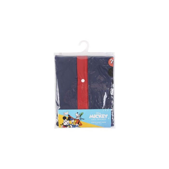 Poncho Impermeable con Capucha Mickey Mouse Azul 2