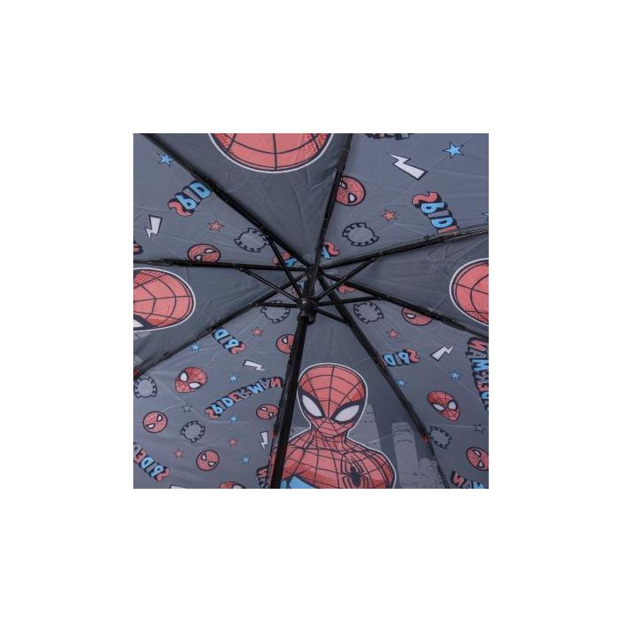 Paraguas Plegable Spiderman Gris (Ø 92 cm) 2