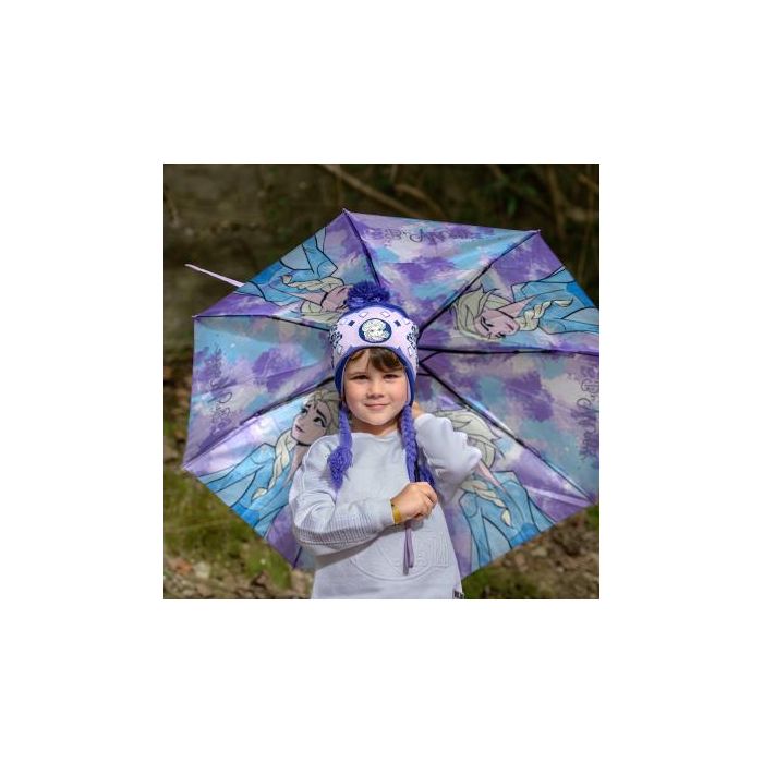 Paraguas Plegable Frozen Morado (Ø 92 cm) 5