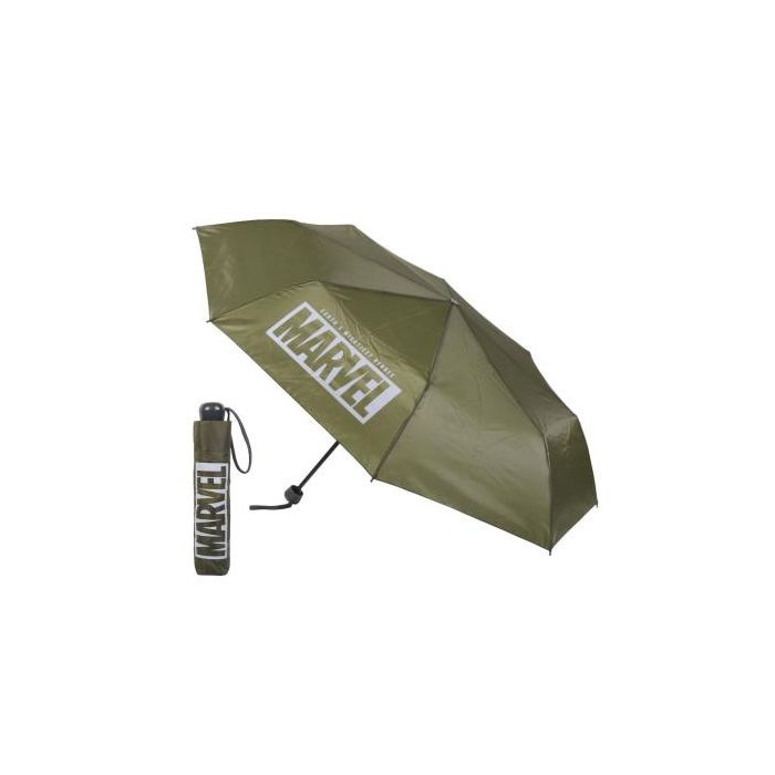 Paraguas Plegable Marvel Verde (Ø 97 cm)