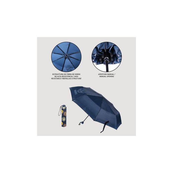 Paraguas Plegable Harry Potter Azul (Ø 97 cm) 3