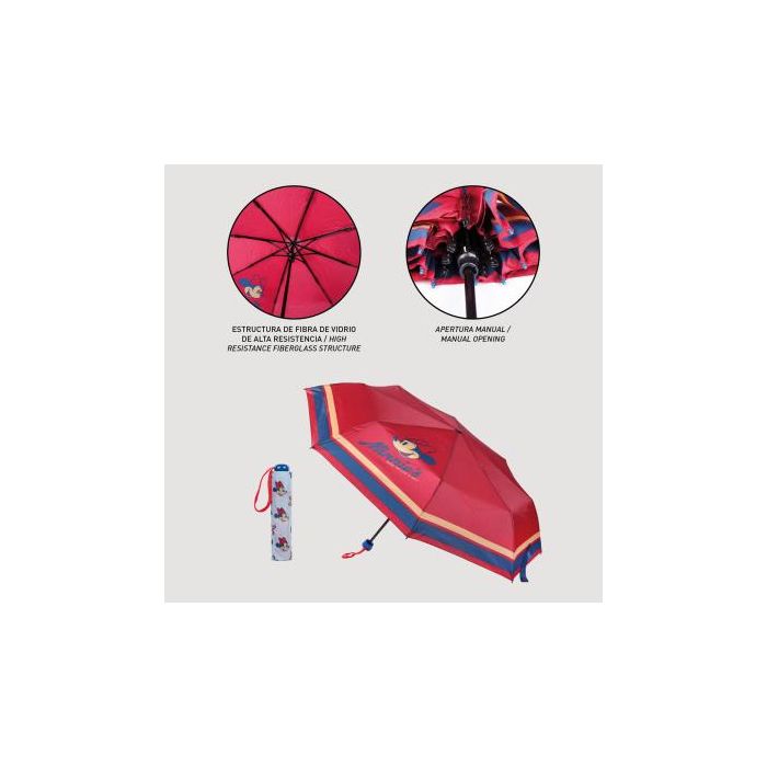 Paraguas Plegable Minnie Mouse Rojo (Ø 97 cm) 3