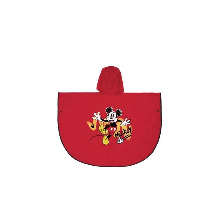 Impermeable Poncho Mickey Rojo 1