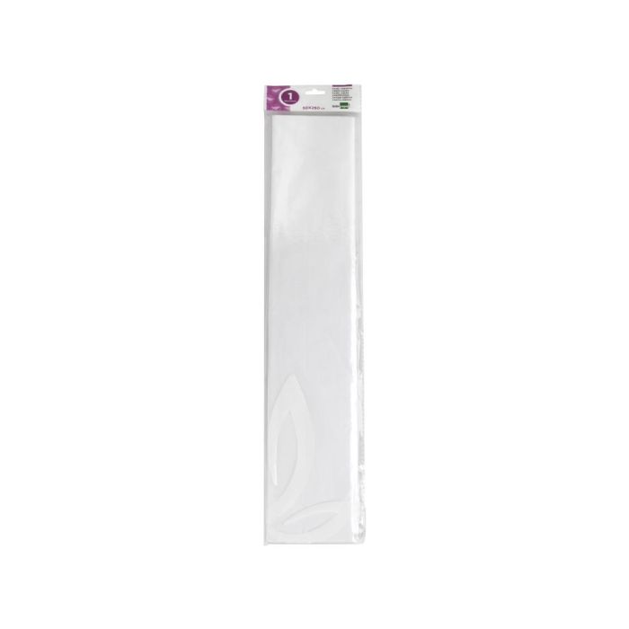 Papel Crespon Liderpapel 50 cm X 2.5M 34 gr-M2 Blanco 1