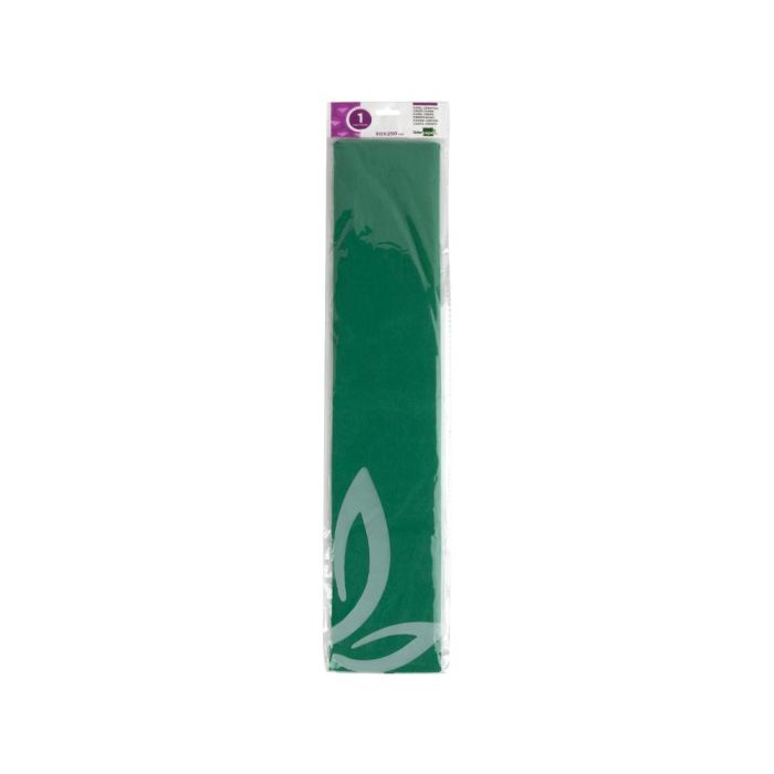 Papel Crespon Liderpapel 50 cm X 2.5M 34 gr-M2 Verde 1