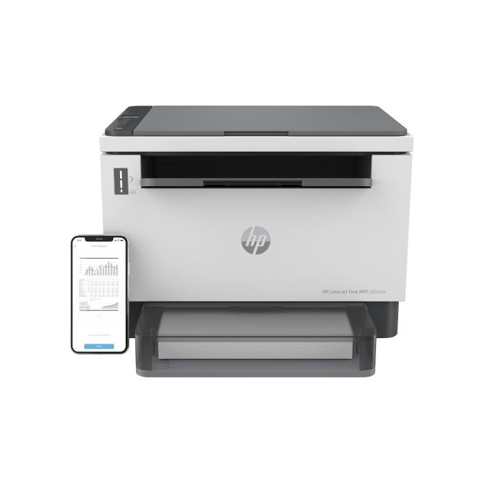 HP LaserJet Impresora multifunción Tank 2604dw, Blanco y negro, Impresora para Empresas, Conexión inalámbrica; Impresión a doble cara; Escanear a correo electrónico; Escanear a PDF 5