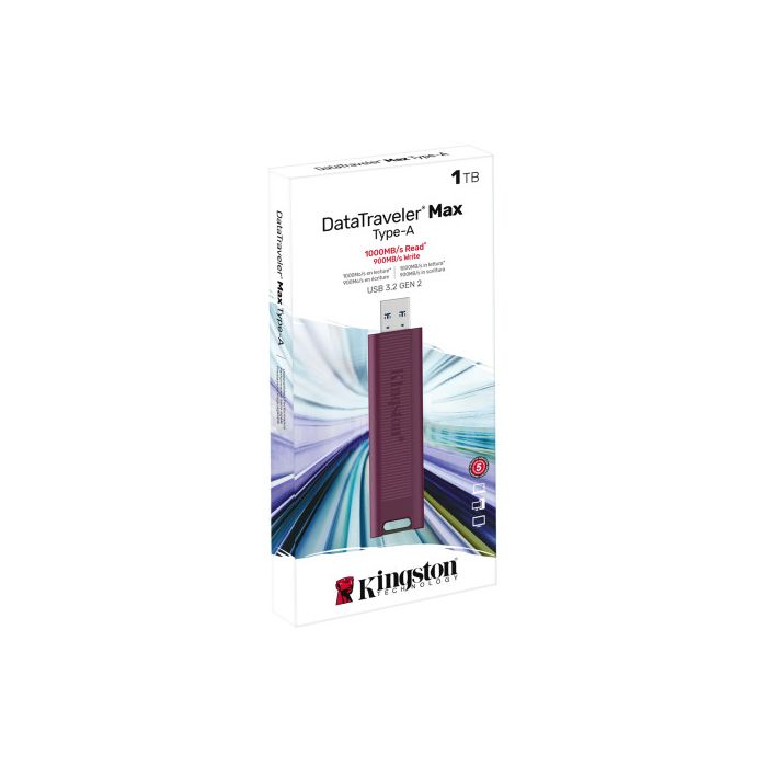 Kingston Technology DataTraveler Max unidad flash USB 1000 GB USB tipo A 3.2 Gen 2 (3.1 Gen 2) Rojo 2