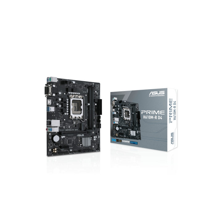 ASUS PRIME H610M-R D4 Intel H610 LGA 1700 micro ATX 1