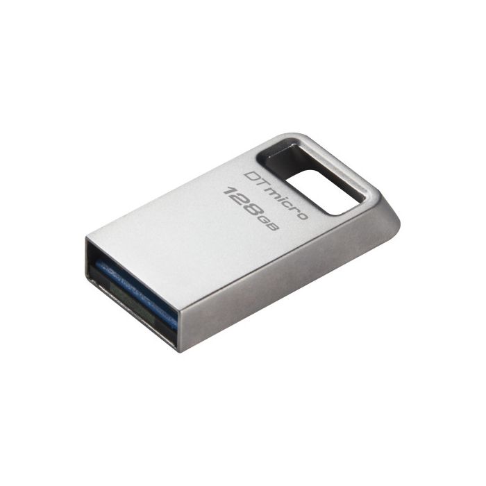 Kingston Technology DataTraveler Micro unidad flash USB 128 GB USB tipo A 3.2 Gen 1 (3.1 Gen 1) Plata 1