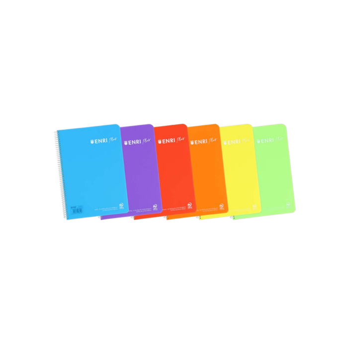 ENRI Plus cuaderno y block 80 hojas Colores surtidos 5 unidades