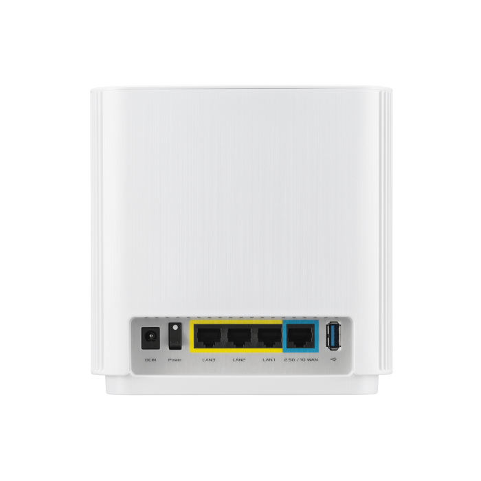 ASUS ZenWiFi AX (XT9) AX7800 2er Set Weiß Tribanda (2,4 GHz/5 GHz/5 GHz) Wi-Fi 6 (802.11ax) Blanco 4 Interno 1