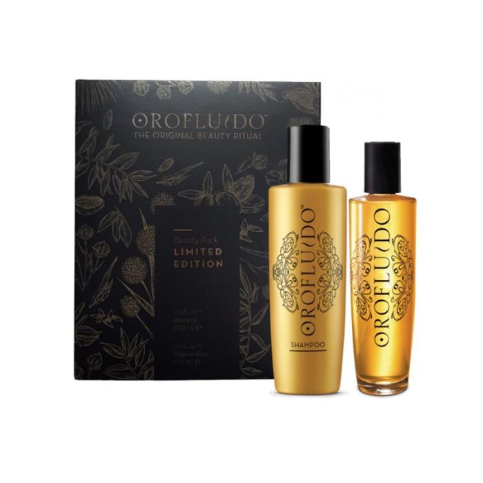 Pack Original Oro Fluido Shampoo 200 mL + Elixir 100 mL Oro Fluido
