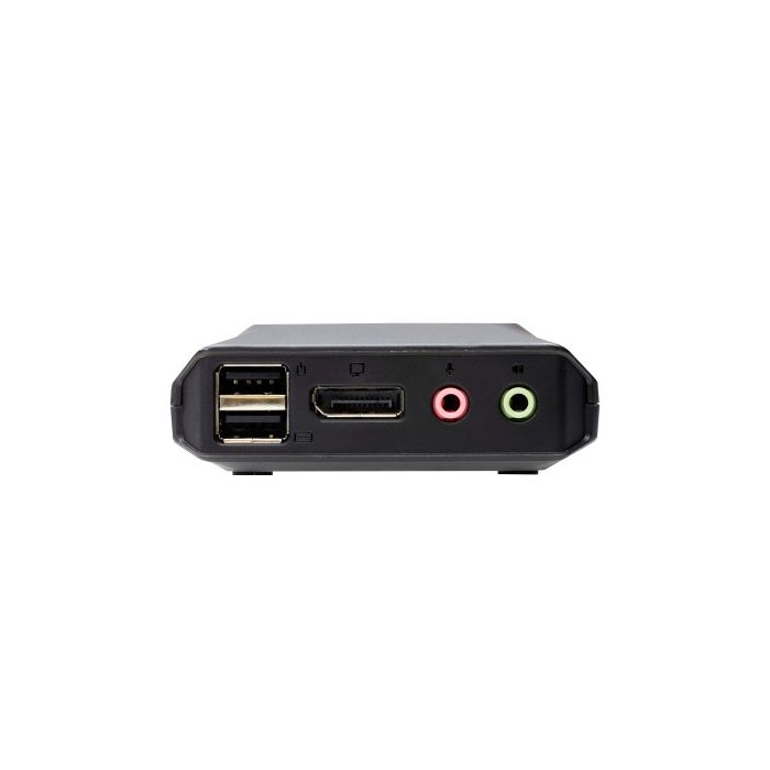 ATEN Switch KVM en formato cable híbrido DisplayPort de 2 puertos USB-C 1