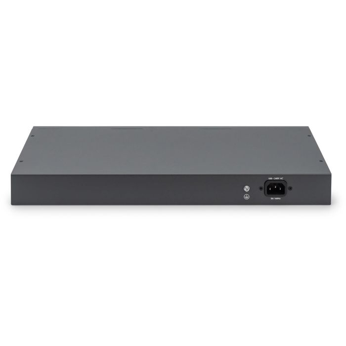 DIGITUS Switch 19" 24-Port +4x SFP+Gigabit managed schwarz 2