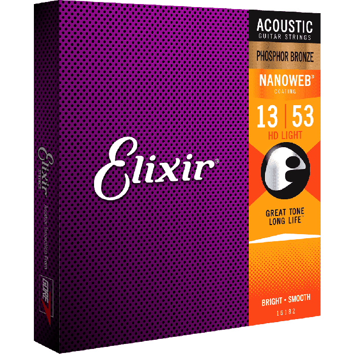 Juego Acústica Nanoweb 92/8 Phosphor Bz. Hd Light 13-53 1 Juego Acústica Nanoweb 92/8 Phosphor Bz. Hd Light 13-53 1