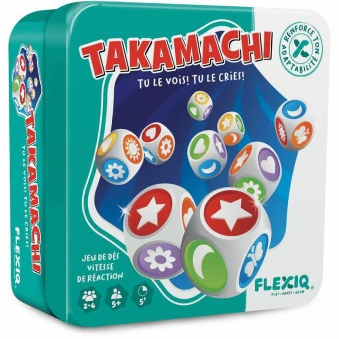 Asmodee - Takamachi - Juego de dados - Observación y velocidad - Menos de 30 min - A partir de 5 años