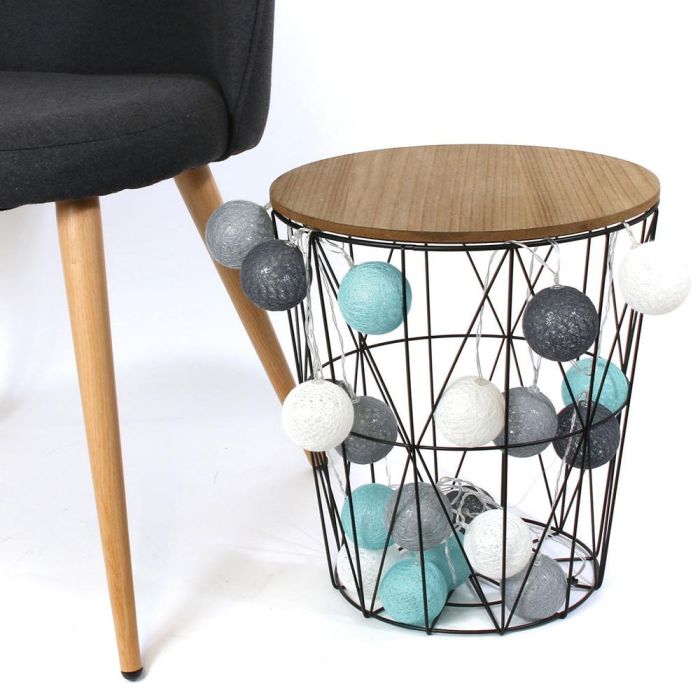 Home Deco Factory Guirnalda Luz 20 Led Azul/Gris 2