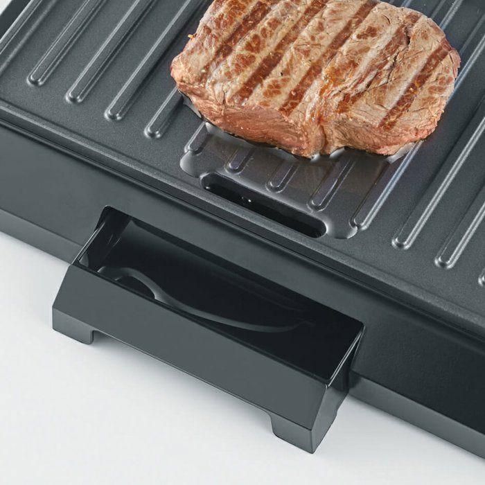 SEVERIN KG2394 Parrilla multifunción compacta: carne - paninis - verduras - placas antiadherentes 23x14-5 cm - recogegrasas 4 SEVERIN KG2394 Parrilla multifunción compacta: carne - paninis - verduras - placas antiadherentes 23x14-5 cm - recogegrasas 4