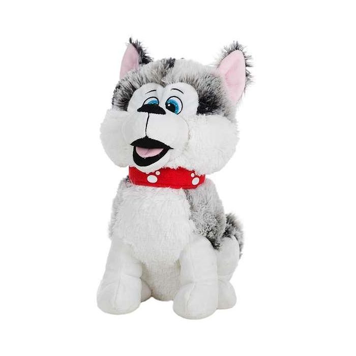 Husky ojos bordados 55 cm