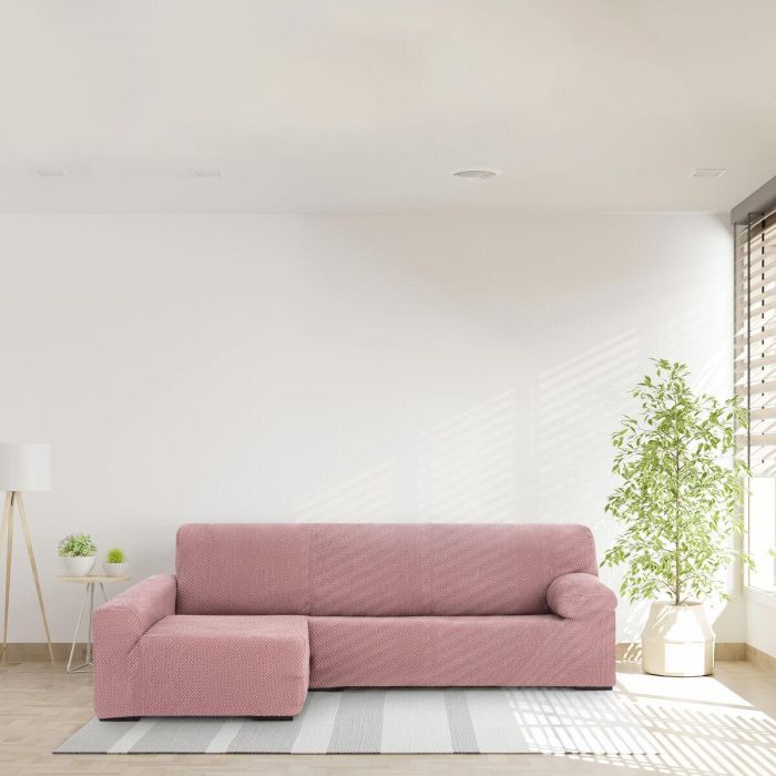 Funda para chaise longue de brazo largo izquierdo Eysa THOR Rosa 170 x 110 x 310 cm 4