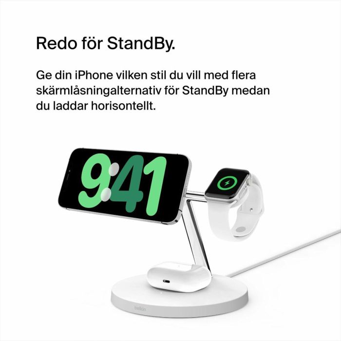 Cargador Inalámbrico Belkin WIZ009VFWH-V2 Blanco 5 Cargador Inalámbrico Belkin WIZ009VFWH-V2 Blanco 5