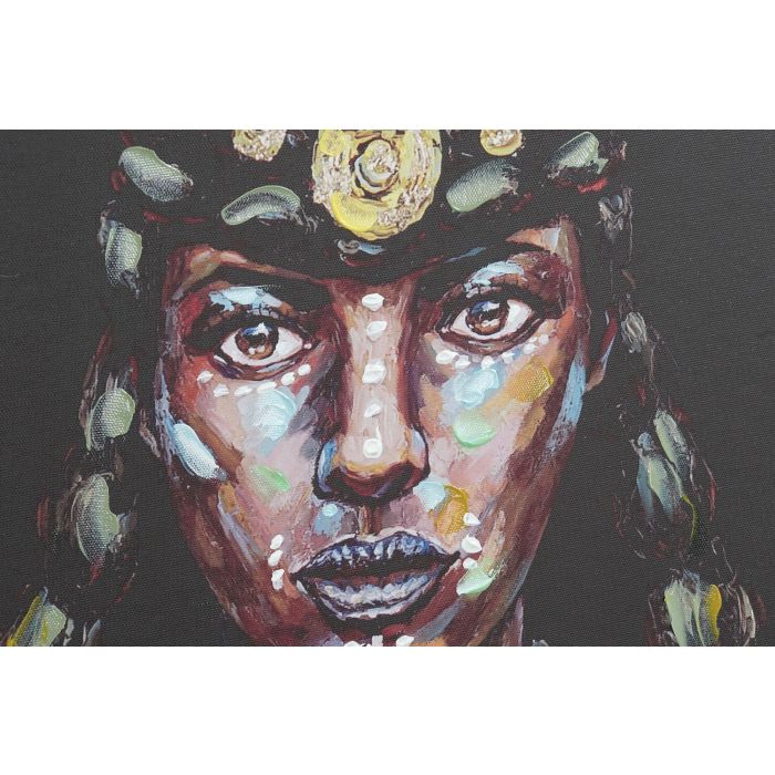 DKD Home Decor Cuadro Decorativo Colonial de Estilo Africano sobre Lienzo y Marco PS Negro Multicolor 120x60x5 cm (2 Unidades) 2 DKD Home Decor Cuadro Decorativo Colonial de Estilo Africano sobre Lienzo y Marco PS Negro Multicolor 120x60x5 cm (2 Unidades) 2