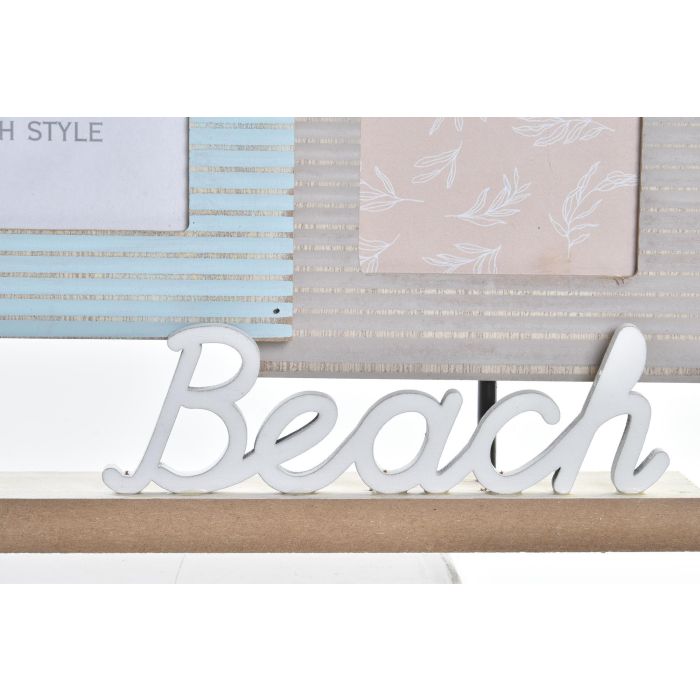 DKD Home Decor Marco Multifoto Colección O Grove Atlántico Beach Marrón Turquesa Madera Cristal 43x27x5 cm 2 DKD Home Decor Marco Multifoto Colección O Grove Atlántico Beach Marrón Turquesa Madera Cristal 43x27x5 cm 2