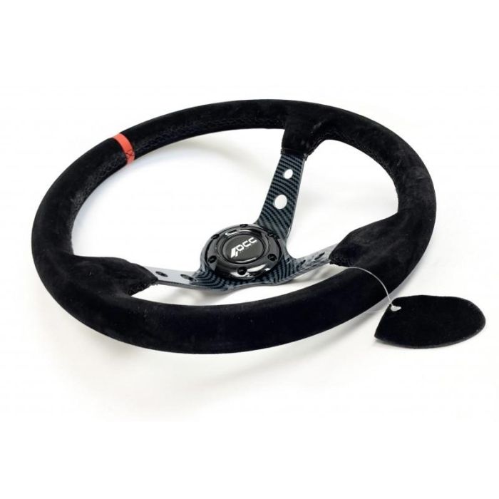 Volante Racing OCC Motorsport Negro Negro/Rojo Ø 35 cm