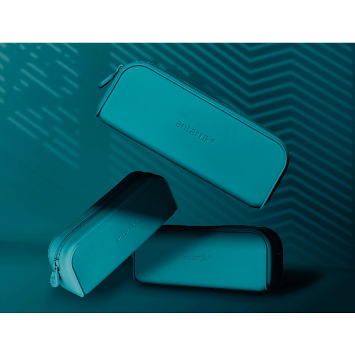 Antartik Prisma Estuche Portatodo Silicona Soft Rectangular Turquesa 185x50x75 mm 9