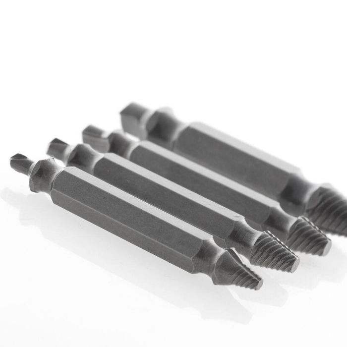 Brocas para Extraer Tornillos Dañados InnovaGoods 4 Unidades 2 Brocas para Extraer Tornillos Dañados InnovaGoods 4 Unidades 2