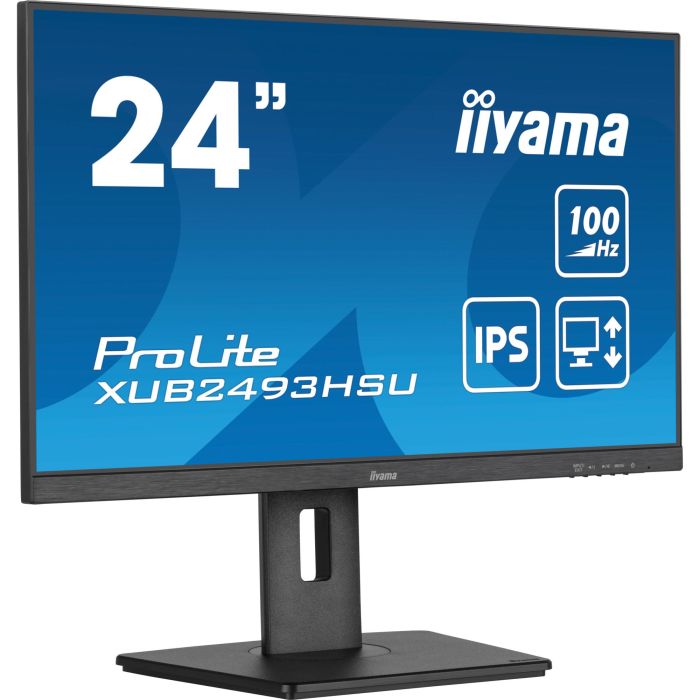 iiyama Monitor ProLite XUB2493HSU-B7 24" FHD IPS 1ms 100Hz HDMI DP Altavoces Pivot Negro 0 iiyama Monitor ProLite XUB2493HSU-B7 24" FHD IPS 1ms 100Hz HDMI DP Altavoces Pivot Negro 0