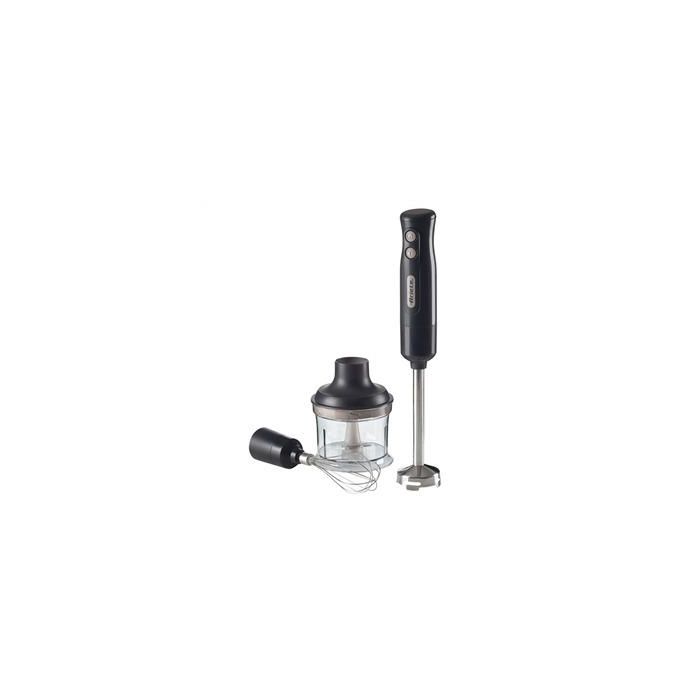 Ariete Batidora de Varilla 3 en 1 700W con Picador, Vaso y Accesorio Batidor - Breakfast Grafito 601/10